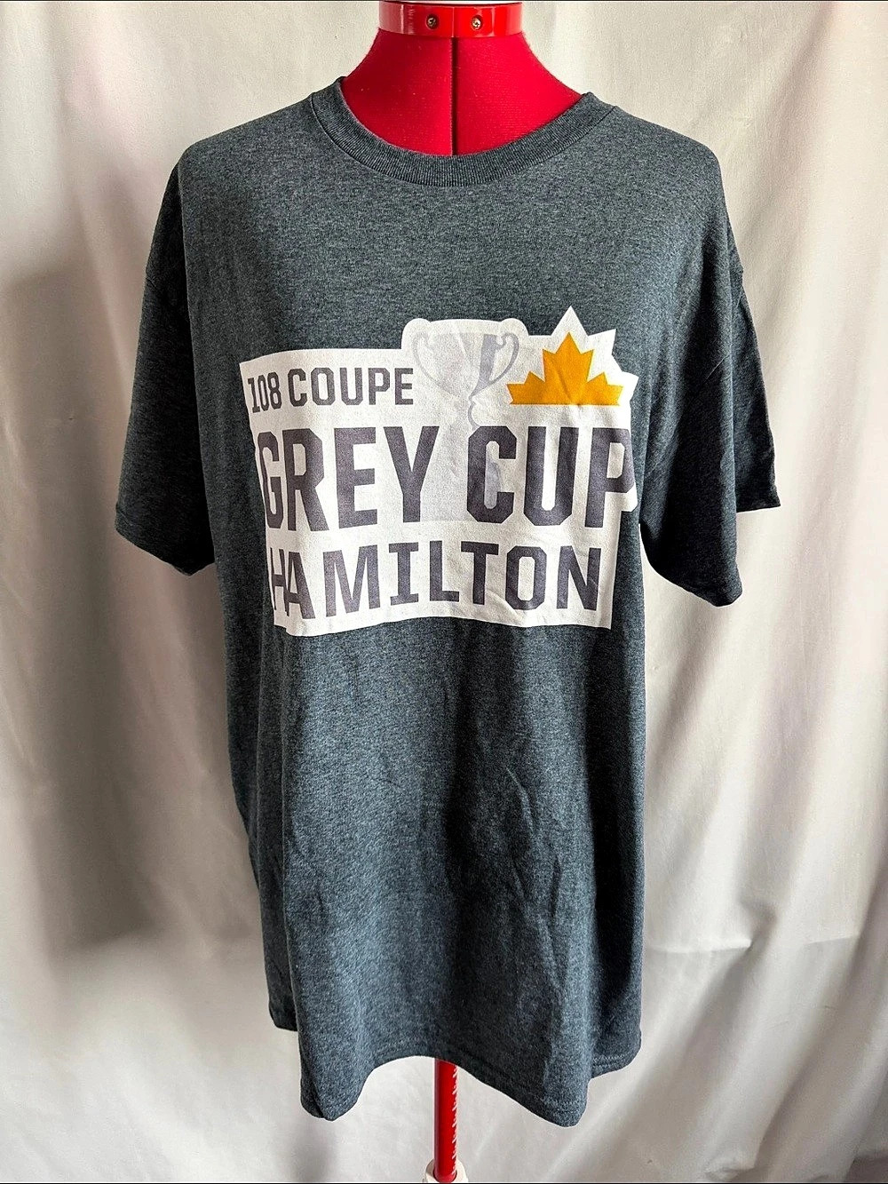 Gildan Graphic Tee in Gray Size Large